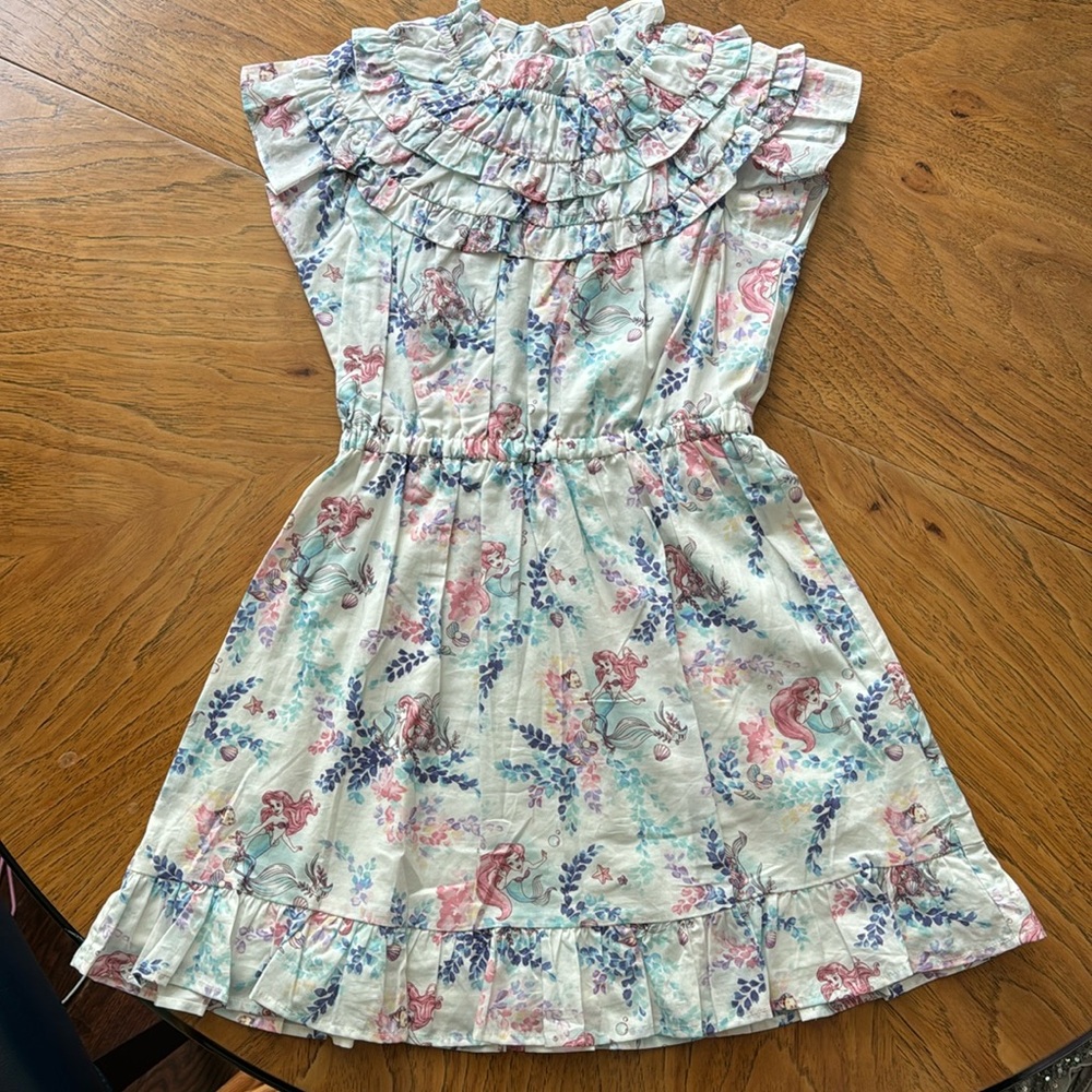 Girls’ size 8 Janie and Jack X Disney dress—The little mermaid